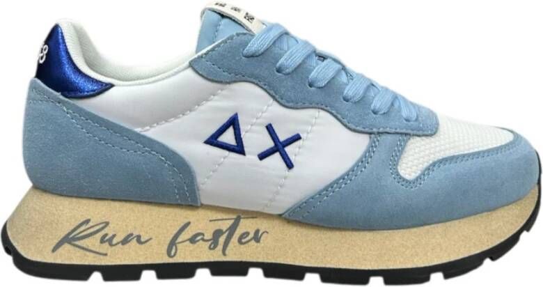 Sun68 Blauwe Lage Sneakers