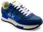 Sun68 Blauwe Lage Top Sneaker Niki Solid Multicolor Heren - Thumbnail 5
