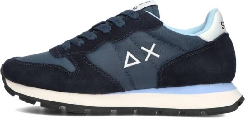 Sun68 Blauwe Nylon Sneakers voor Dames
