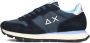 Sun 68 Dames Sneaker Ally Solid Nylon Navy Blue BLAUW - Thumbnail 2