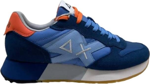 Sun68 Blauwe Sneakers met 3 5 cm Zool Multicolor Heren