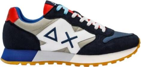 Sun68 Blauwe Sneakers Multicolor Heren