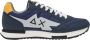 Sun68 Blauwe Sneakers Niki Solid Blue Heren - Thumbnail 5