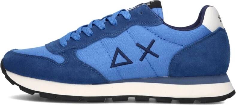 Sun68 Blauwe TOM Solid Nylon Heren Sneakers Blue Heren - Foto 3