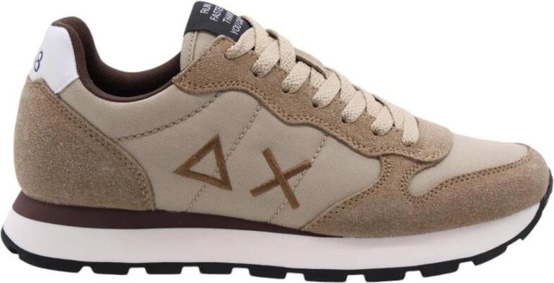 Sun68 Heren Lage Sneakers Solide Stijl Beige Heren - Foto 2