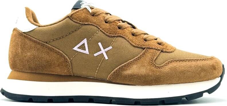 Sun68 Platte Schoenen Ally Solid Nylon Volpe Brown Dames - Foto 5