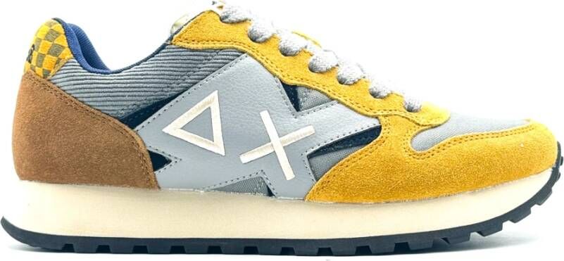 Sun68 Bruine Sneakers Fire en Camping Model Brown Heren