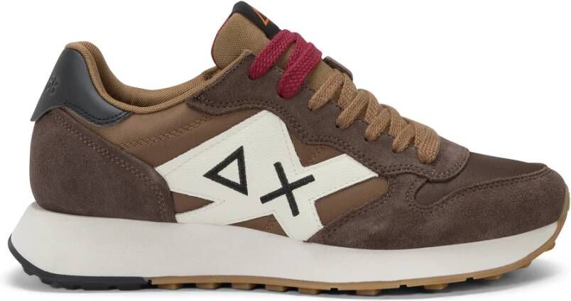 Sun68 Bruine Sneakers voor Mannen