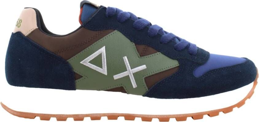 Sun68 Casual Heren Sneakers in Bicolor Blue Heren