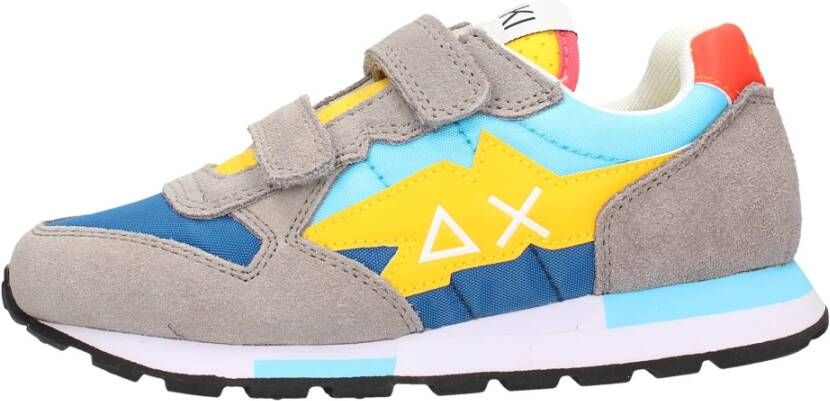 Sun68 Boys Niki Crazy Boy Lage sneakers Leren Sneaker Jongens Multi