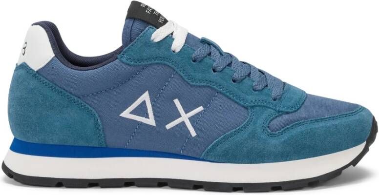 Sun68 Casual Sneaker Tom Solid Avio Blauw Mannen