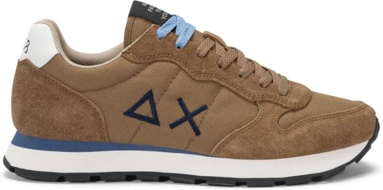Sun68 Casual Sneaker Tom Solid Bruin Vos Mannen