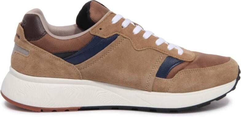 Sun68 Beige Mesh en Nubuck Sneakers Beige Heren - Foto 2