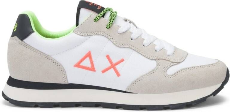 Sun68 Fluo Tom Casual Sneakers Wit Mannen