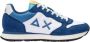 Sun68 Geborduurde Logo Hardloopschoen Z34106 Blue Heren - Thumbnail 1