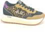 Sun68 Gedrukte Runner in Zwart en Kameel Multicolor Dames - Thumbnail 1