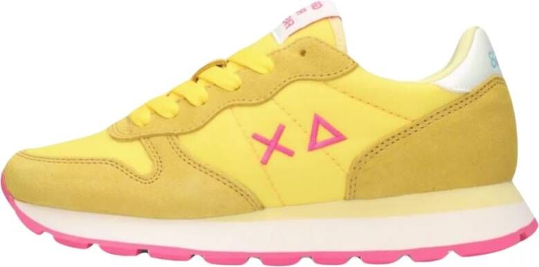 Sun68 Gele Ally Solid Nylon Sneakers Yellow Dames