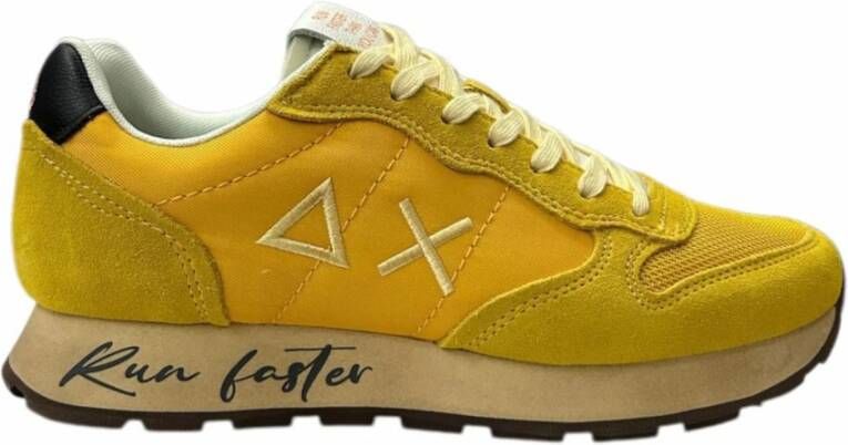 Sun68 Gele lage sneakers