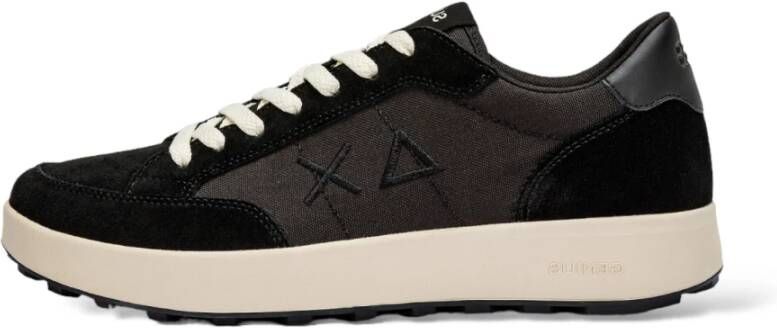 Sun68 Genius Zwarte Sneakers voor Heren Zwart Heren