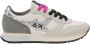 Sun68 Glitter Logo Sneaker Room Grijs Multicolor Dames - Thumbnail 1