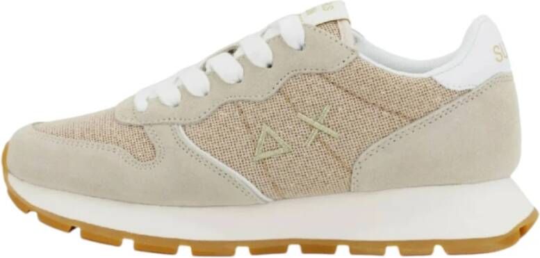 Sun68 Glitter Textiel Sneakers met Logo