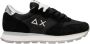 Sun68 Ally Bright Nylon Leren en Stoffen Sneakers Black Dames - Thumbnail 2
