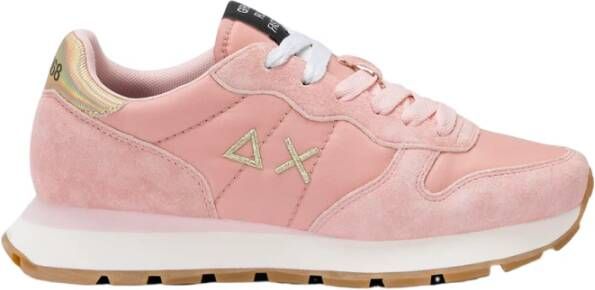 Sun68 Goud Zilver Suède Sneakers