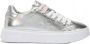 Sun68 Grace Leather Sneakers Zilver Gray Dames - Thumbnail 1