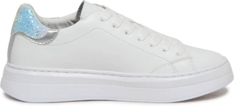 SUN68 Grace Leather Z34226_144 Wit Grijs