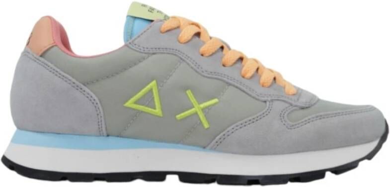 Sun68 Volwen Tom for Peace Sneakers Licht Grijs Multicolor Heren