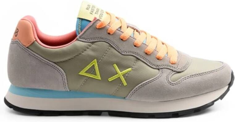 Sun68 Grijze Lage Sneakers