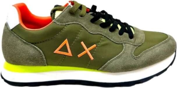 Sun68 Groene Sneakers voor Heren Green Heren