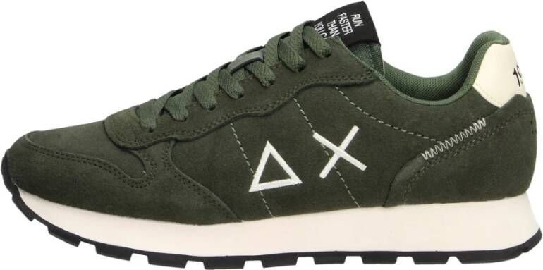 Sun68 Groene Sneakers voor Heren Groen Heren