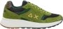 Sun68 Groene Suède Daddy Sneakers Green Heren - Thumbnail 1