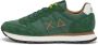 Sun68 Groene Suède Sneaker met Verwijderbare Binnenzool Green Heren - Thumbnail 2