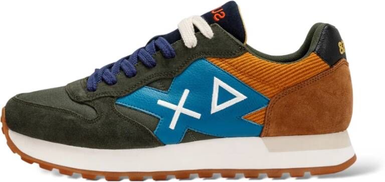 Sun68 Heren Jaki Winter Mosterd Donker Militair Sneakers Meerkleurig Heren