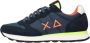Sun68 Heren Tom Fluo Navy Blue Sneakers Blue Heren - Thumbnail 13