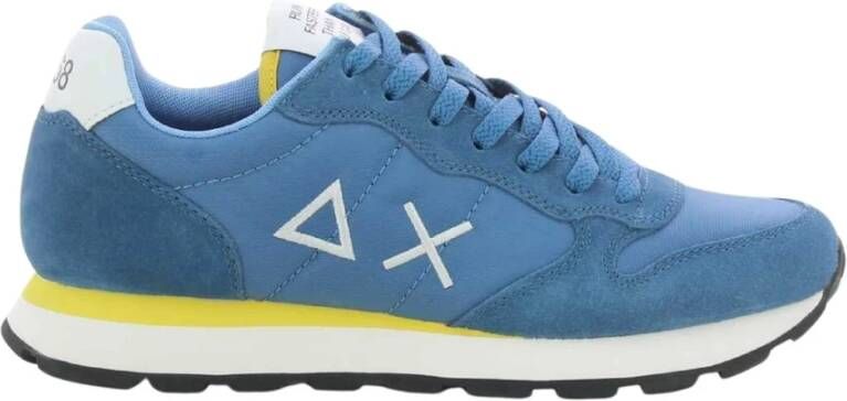 Sun68 Heren Lichtblauwe Solide Sneakers Blue Heren
