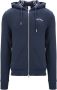 Sun68 Heren Zip Hoodie met Elleboog Patches - Thumbnail 1