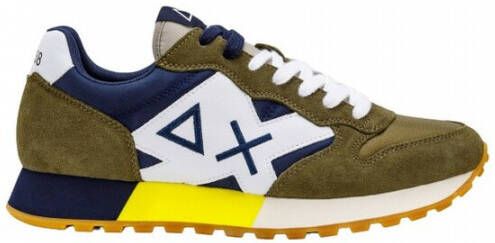 Sun68 Jaki Tricolors Sneakers 32111 Groen Heren