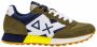 Sun68 Jaki Tricolors Sneakers 32111 Groen Heren - Thumbnail 2