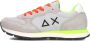 Sun68 Boys Tom Fluo Sneakers Jongens Lichtgrijs - Thumbnail 2