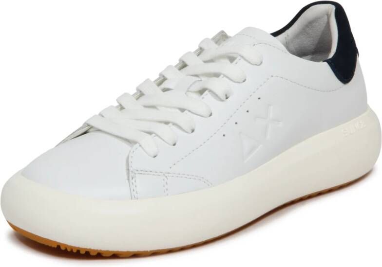 Sun68 Klassieke grote jongensschoenen Bianco Navy Blue