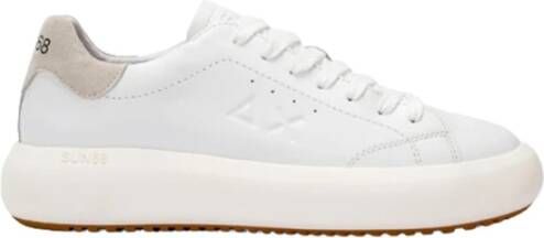 Sun68 Klassieke witte sneakers White Heren