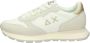 Sun68 Witte Sneakers Veters Rubberen Zool White - Thumbnail 2