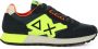 Sun68 Leren en stoffen sneakers Jaki Fluo Multicolor Heren - Thumbnail 1