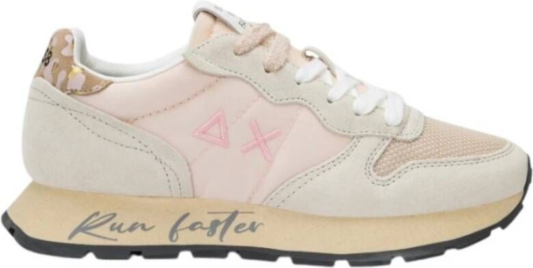 Sun68 Lichtroze Lage Sneakers