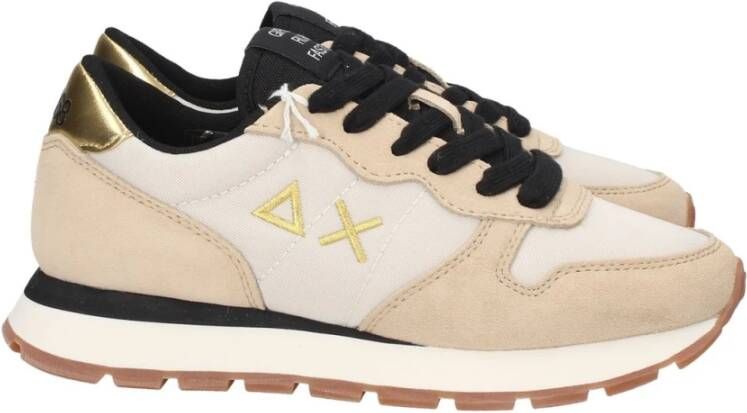 Sun68 Logo Sneakers Beige Dames - Foto 2