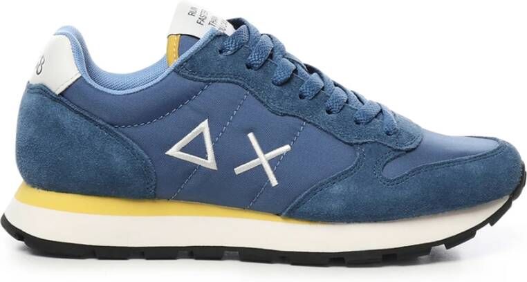 Sun68 Logo Zijkant Sneakers Ronde Neus Vetersluiting - Foto 2