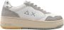 Sun68 Love Lady Basket Sneakers Wit Zilver - Thumbnail 1